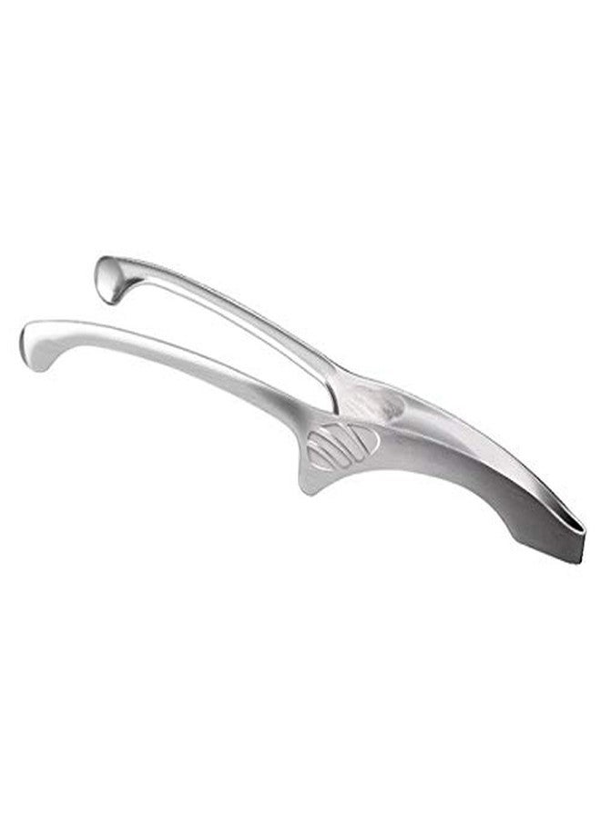 MBBITL 5 x 7.9 inch Food Serving Tongs Stainless Steel Support Stand BBQ Grilling Hot Pot Buffet - Image 2